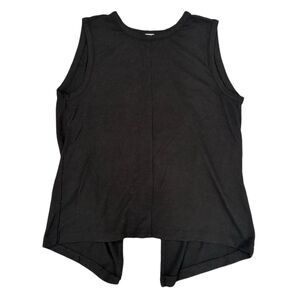 Rag & Bone Black Split Back Tank Top Women's Size Small